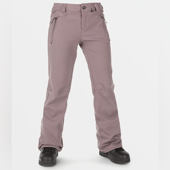 Volcom Womens Species Stretch Snow Pants Rosewood Snowboard Ski XS - Picture 1 of 13